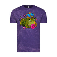 Cloud Purple valentines day frog prince olivia Vintage Tee - OliviaCreatesArt