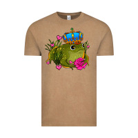 Vintage Coffee valentines day frog prince olivia Vintage Tee - OliviaCreatesArt