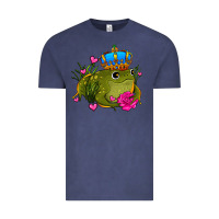 Vintage Denim valentines day frog prince olivia Vintage Tee - OliviaCreatesArt