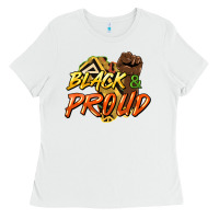 Black And Proud Ladies Tee | Teevron