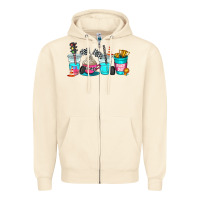 Sandshell race day coffe cup Zipper Hoodie - AdoDesignShop