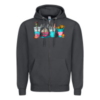 Smoke race day coffe cup Zipper Hoodie - AdoDesignShop