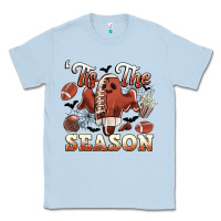 Dusty Blue tis the season football halloween Classic Tee - CowGirlArtShop