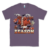 Lavender tis the season football halloween Classic Tee - CowGirlArtShop