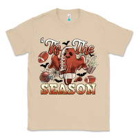 Mushroom tis the season football halloween Classic Tee - CowGirlArtShop