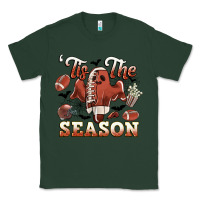 Sports Green tis the season football halloween Classic Tee - CowGirlArtShop