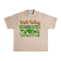 French Oak St. Patrick's Irish today hungover tomorrow Urban Heavy Tee - OliviaCreatesArt