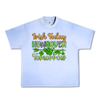 Grape Ice St. Patrick's Irish today hungover tomorrow Urban Heavy Tee - OliviaCreatesArt