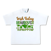 White St. Patrick's Irish today hungover tomorrow Urban Heavy Tee - OliviaCreatesArt