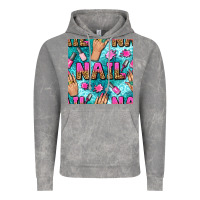 Cloud Rock nail art hands and polish with turquoise leopard and glitter seamless  Vintage Hoodie - BundleAndBundleShop