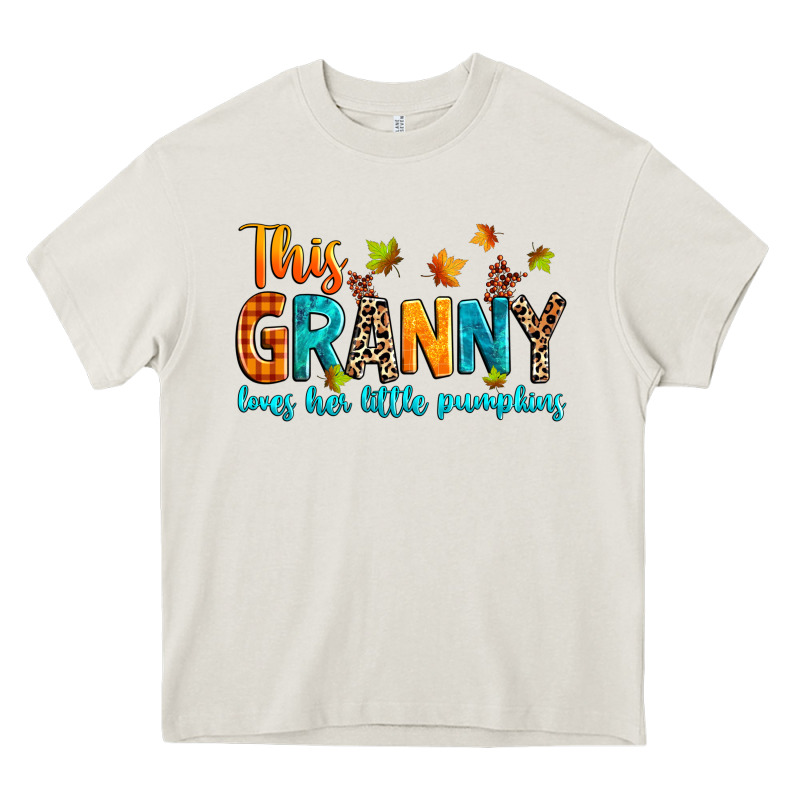 Customized This Granny Loves Her Little Pumpkins Heavy Core Tee by texasbilliewilder | Teevron
