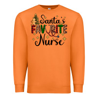 Carrot santa's favorite nurse Premium Sweatshirt - AdoDesignShop