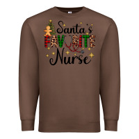 Chestnut santa's favorite nurse Premium Sweatshirt - AdoDesignShop