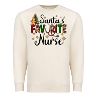 Sandshell santa's favorite nurse Premium Sweatshirt - AdoDesignShop