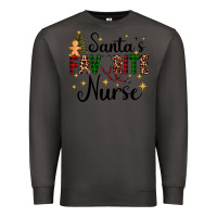 Smoke santa's favorite nurse Premium Sweatshirt - AdoDesignShop