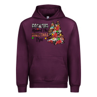 Mauve Wine rocking around the christmas tree Urban Hoodie - JahusDesignShop