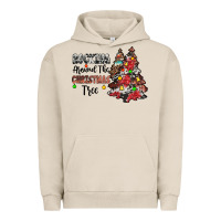 Pigment French Oak rocking around the christmas tree Urban Hoodie - JahusDesignShop