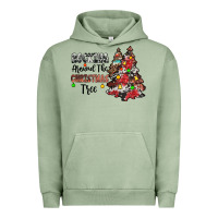Pigment Oil Green rocking around the christmas tree Urban Hoodie - JahusDesignShop