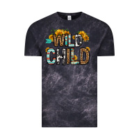 Cloud Black wild child Vintage Tee - OliviaCreatesArt