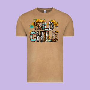 Wild Child Vintage Tee Designed By Oliviacreatesart