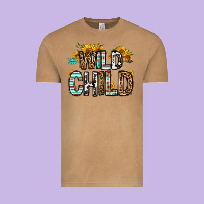 Wild Child Vintage Tee Designed By Oliviacreatesart