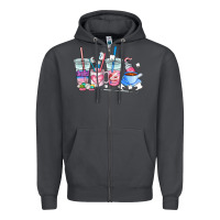Smoke dentist coffee cups Zipper Hoodie - AdoDesignShop
