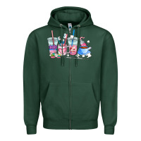 Sports Green dentist coffee cups Zipper Hoodie - AdoDesignShop