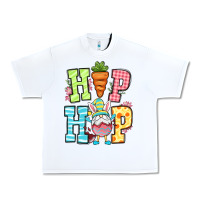 White Easter hip hop gnome Urban Heavy Tee - OliviaCreatesArt