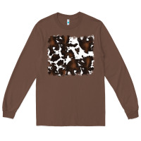 Chestnut cowhide Long Sleeve Tee - RanaPortraitStore