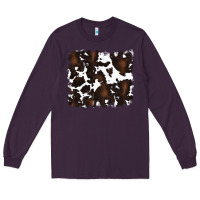 Plum cowhide Long Sleeve Tee - RanaPortraitStore