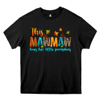Black customized this mawmaw loves her little pumpkins Heavy Core Tee - texasbilliewilder