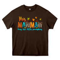 Chocolate Brown customized this mawmaw loves her little pumpkins Heavy Core Tee - texasbilliewilder