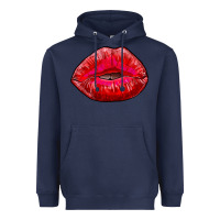 Navy kiss Heavyweight Hoodie - AdoDesignShop