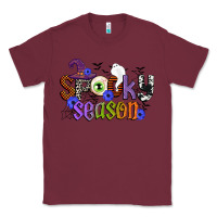Burgundy spooky season Classic Tee - CowGirlArtShop