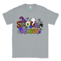 Heather Grey spooky season Classic Tee - CowGirlArtShop