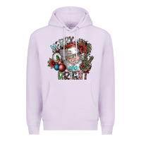 Lilac merry and bright Premium Hoodie - SublimationCraftShop