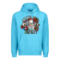 Ocean Blue merry and bright Premium Hoodie - SublimationCraftShop