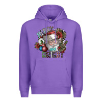 Purple merry and bright Premium Hoodie - SublimationCraftShop
