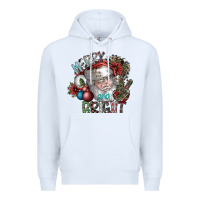 White merry and bright Premium Hoodie - SublimationCraftShop