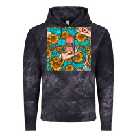 Cloud Black hand cream nail polish remover and sunflowers with leopard and glitter Vintage Hoodie - BundleAndBundleShop