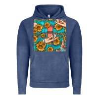 Vintage Denim hand cream nail polish remover and sunflowers with leopard and glitter Vintage Hoodie - BundleAndBundleShop