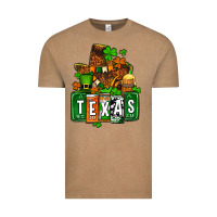 Vintage Coffee St. Patrick's Texas map Vintage Tee - OliviaCreatesArt