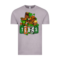 Vintage Zinc St. Patrick's Texas map Vintage Tee - OliviaCreatesArt