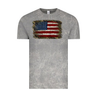 Cloud Rock Camouflage Usa Flag Background Vintage Tee - Jasminsmagicworld