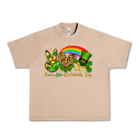Burro Peace love St. Patrick's Day Urban Heavy Tee - OliviaCreatesArt