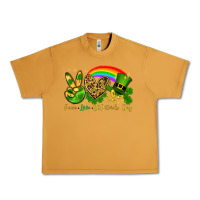 Peanut Butter Peace love St. Patrick's Day Urban Heavy Tee - OliviaCreatesArt