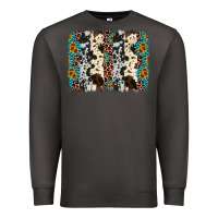 Smoke cowhide leopard gemstone brushstroke Premium Sweatshirt - AdoDesignShop