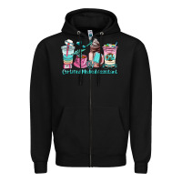 Black certified medical assistant coffee cup Zipper Hoodie - AdoDesignShop