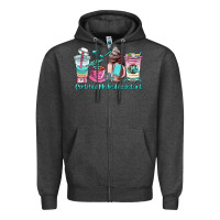 Charcoal Heather certified medical assistant coffee cup Zipper Hoodie - AdoDesignShop