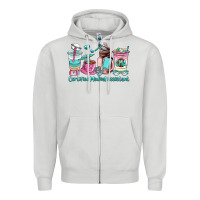 Dove Grey certified medical assistant coffee cup Zipper Hoodie - AdoDesignShop